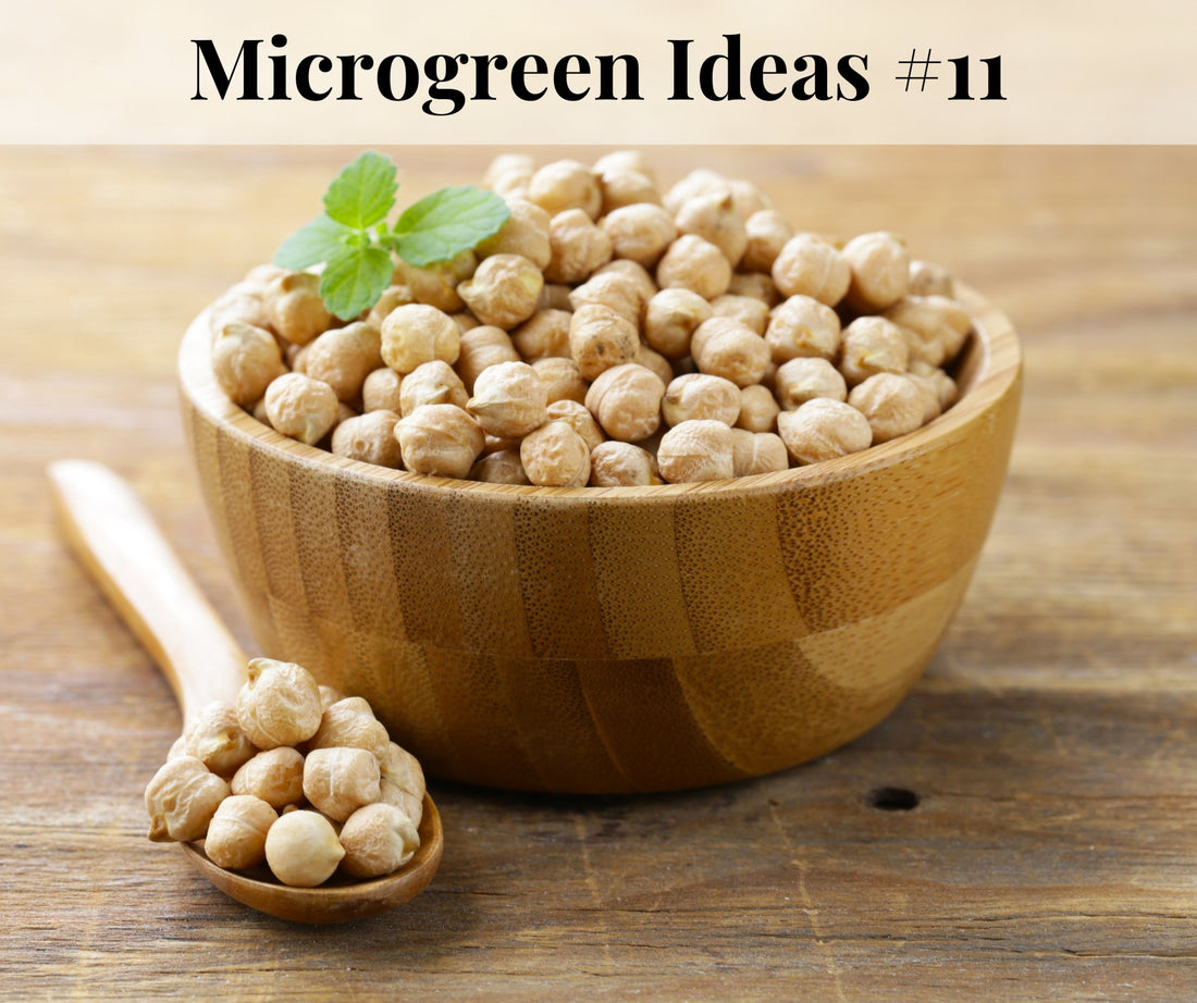 Microgreen & Mediterranean Chickpea Salad - Pirate Ship Farms