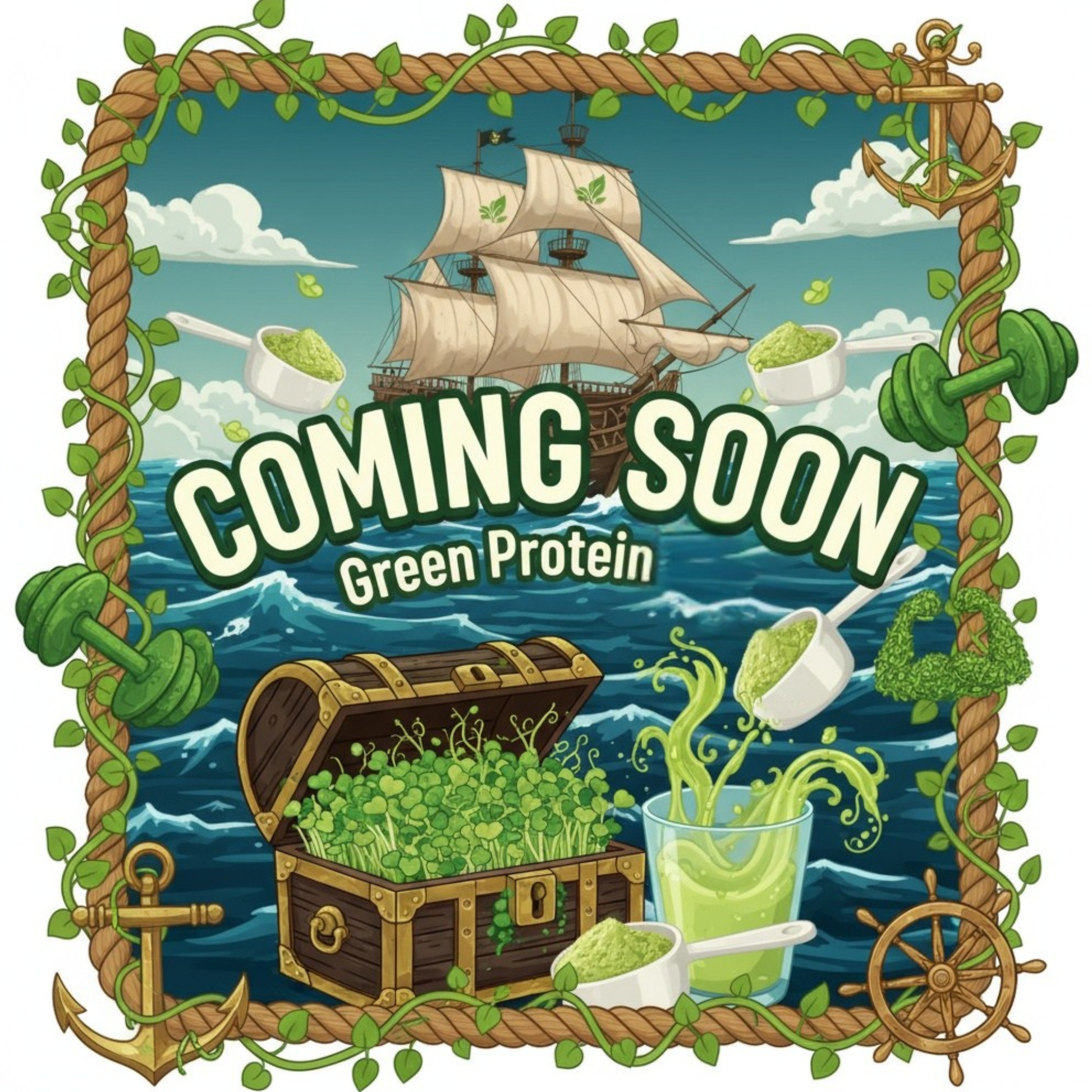 Treasure Greens Unflavored - Pirate Ship Farms